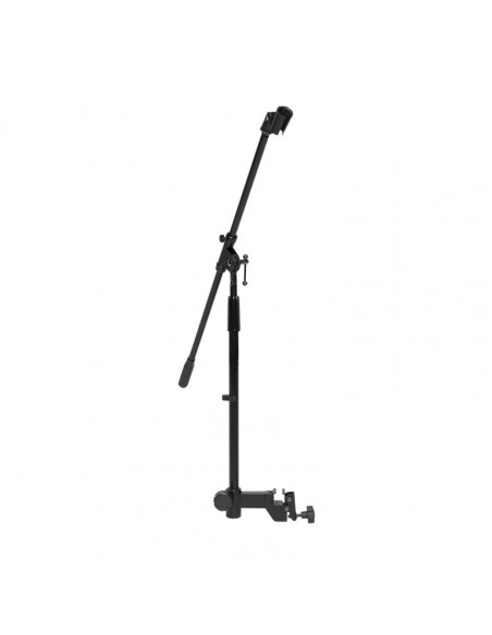 Microphone boom stand, to mount on a keyboard stand