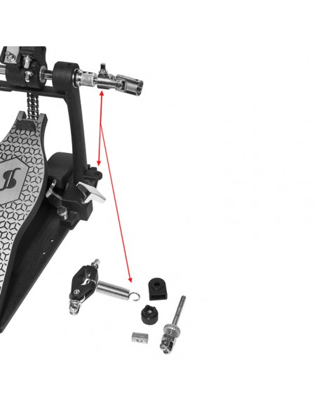 Double bass drum pedal, 52 series