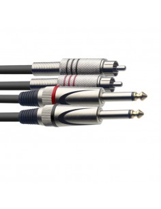 Twin cable, jack/RCA (m/m),... 2