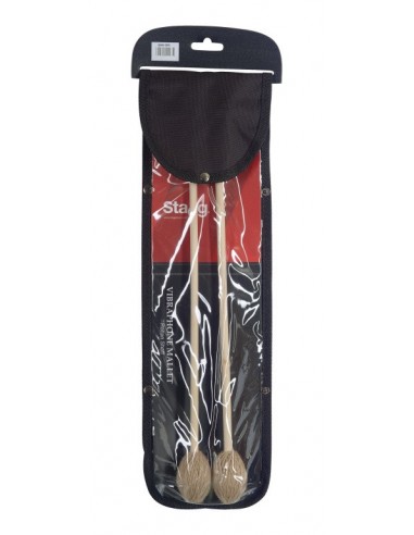 Pair of rattan vibraphone mallets -...