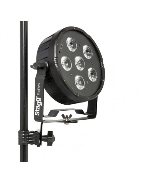 Lighting holder, with clamp, short