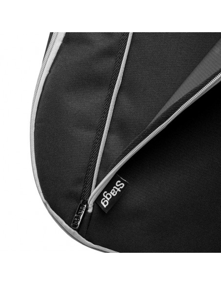 Basic series padded water-repellent terylene bag for folk, western or dreadnought guitar