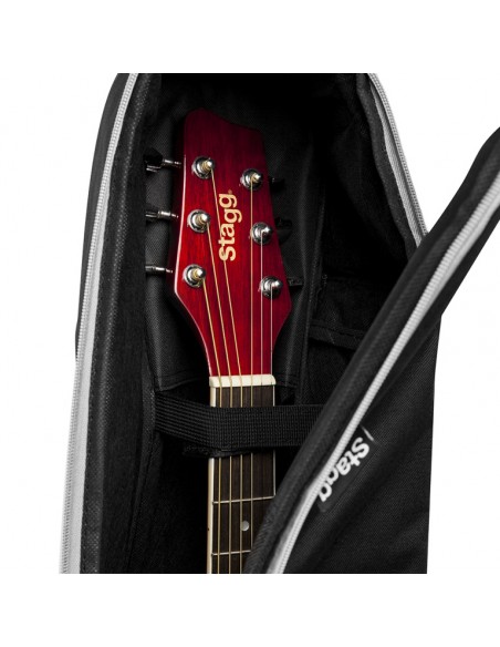 Basic series padded water-repellent terylene bag for electric bass guitar