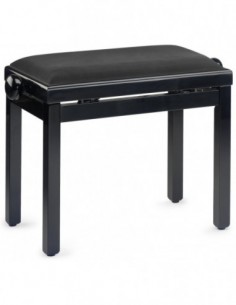 Highgloss black piano bench...