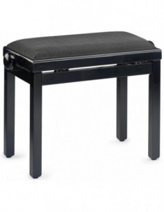 Highgloss black piano bench...