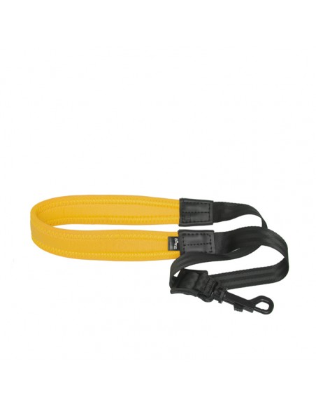 Fully-adjustable Easy saxophone strap with soft neck padding, yellow