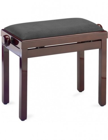 Highgloss piano bench, mahogany...
