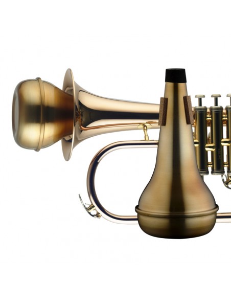 Vintage straight mute for flugelhorn
