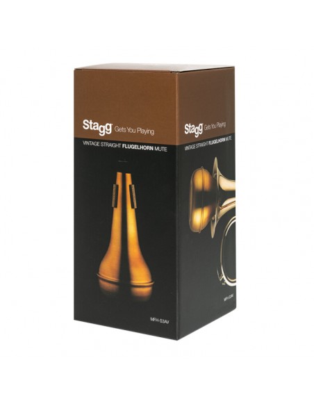 Vintage straight mute for flugelhorn