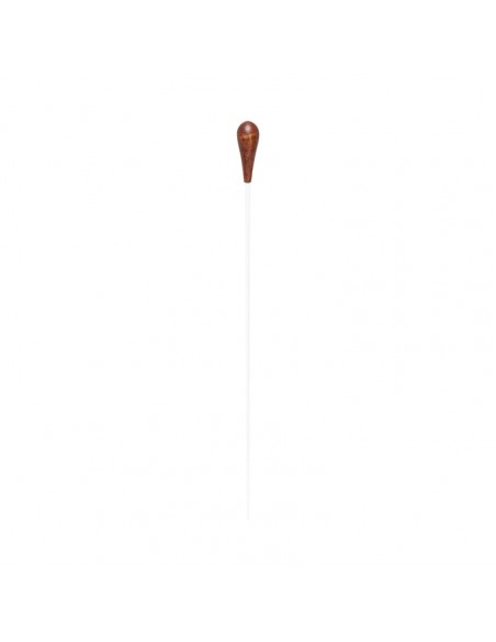 Wooden baton with teardrop-shaped handle