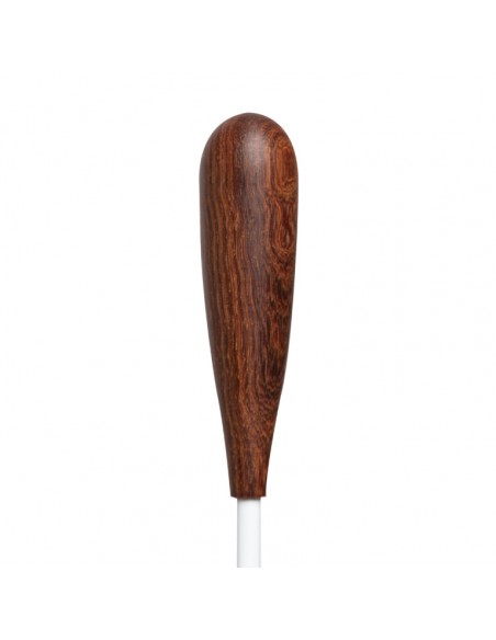 Wooden baton with elliptical handle