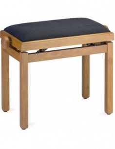 Matt piano bench, oak...