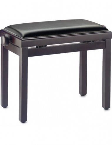 Matt piano bench, rosewood colour,...
