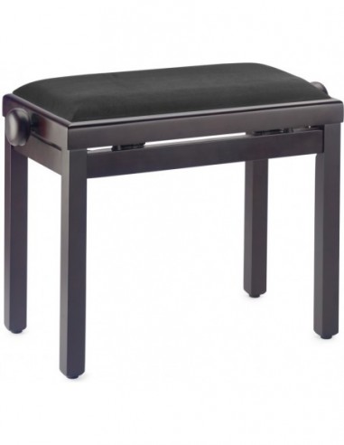 Matt piano bench, rosewood colour,...