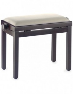 Matt piano bench, rosewood...