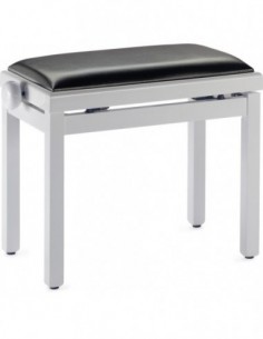Highgloss white piano bench...