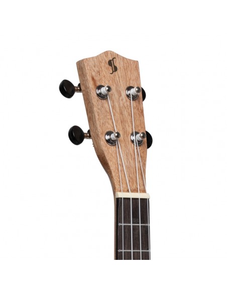Traditional tenor ukulele with spruce top and black nylon bag