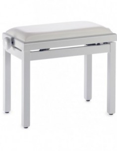 Highgloss white piano bench...