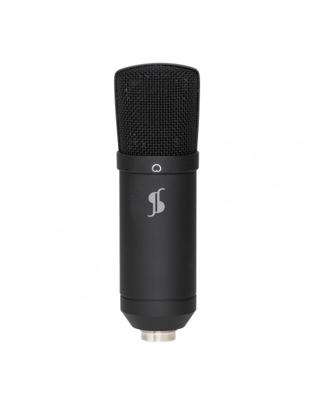 Cardioid USB microphone set with microphone, stand, shock mount, pop filter and USB cable