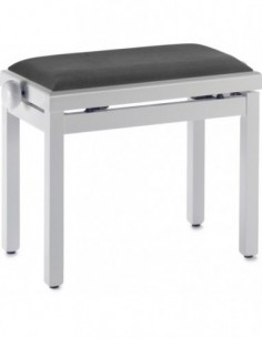 Highgloss white piano bench...