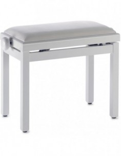 Highgloss white piano bench...