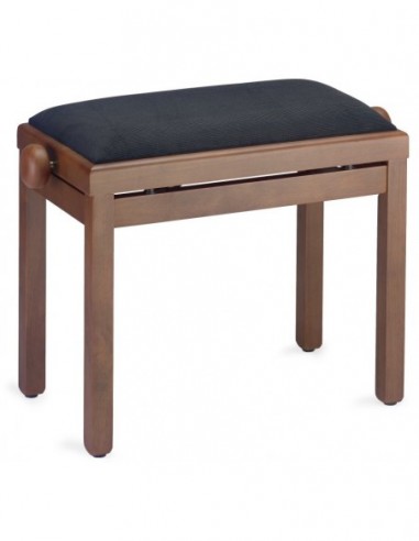 Matt piano bench, light walnut...
