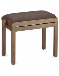 Matt piano bench, walnut...