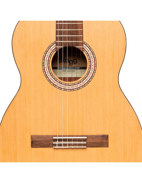 SCL70 classical guitar with spruce top, natural colour