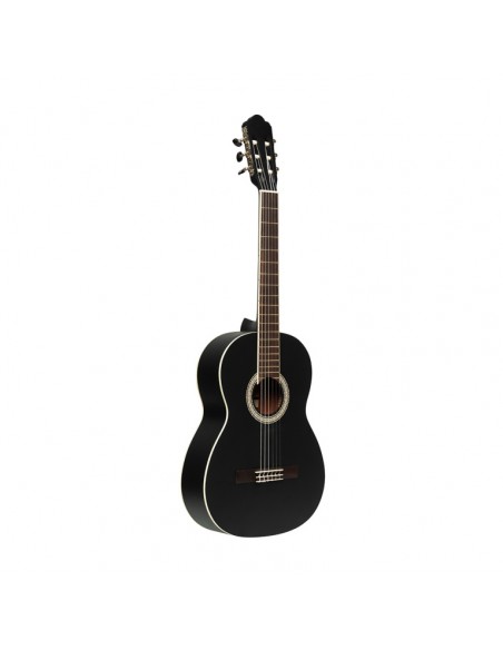 SCL70 classical guitar with spruce top, black