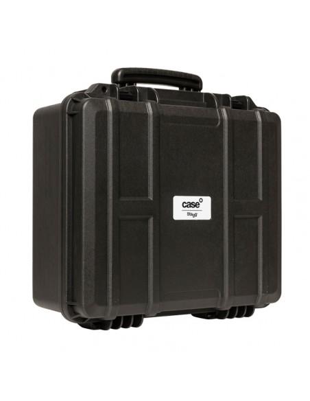 Water- and dustproof universal transport case with pick and pluck foam