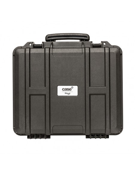 Water- and dustproof universal transport case with pick and pluck foam