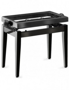 Highgloss black piano bench...